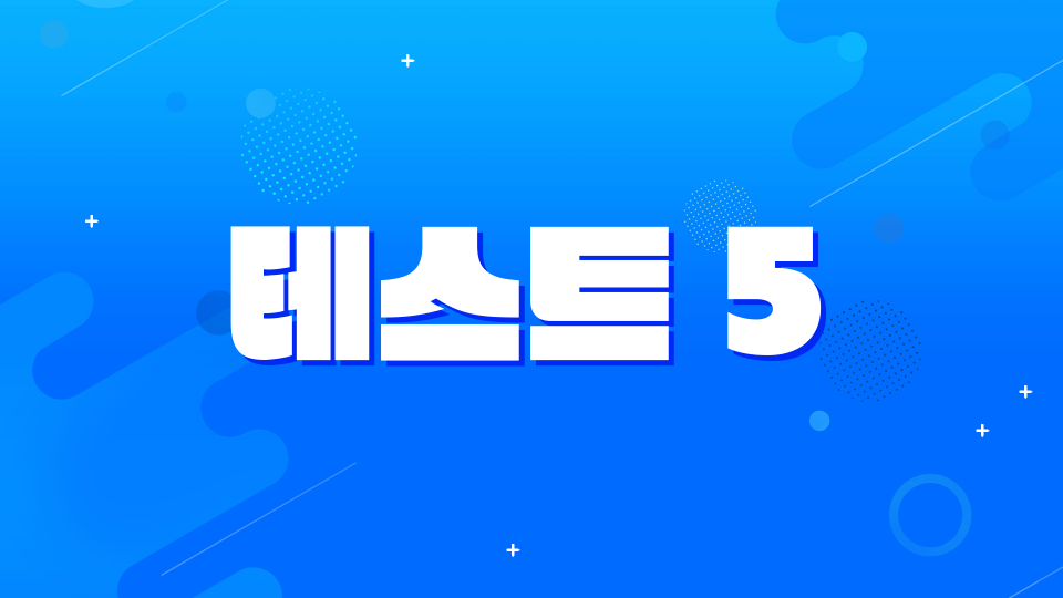테스트 5