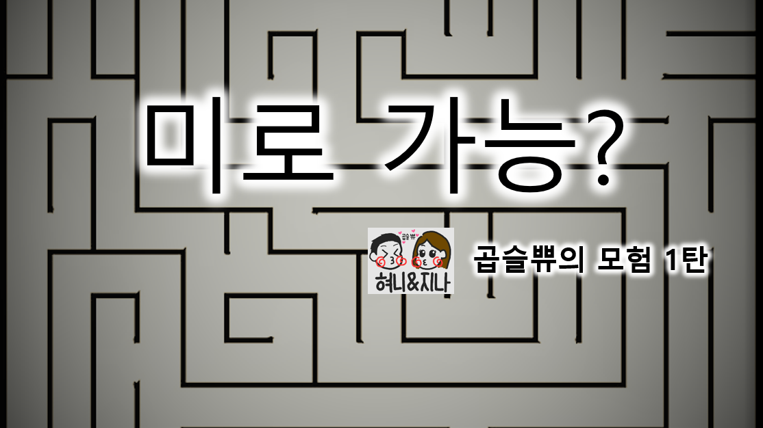 곱슬쀼의 모험 (미로1탄)