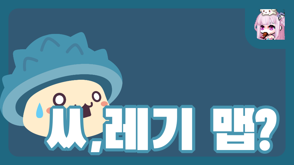 ㅆ,레기 맵?