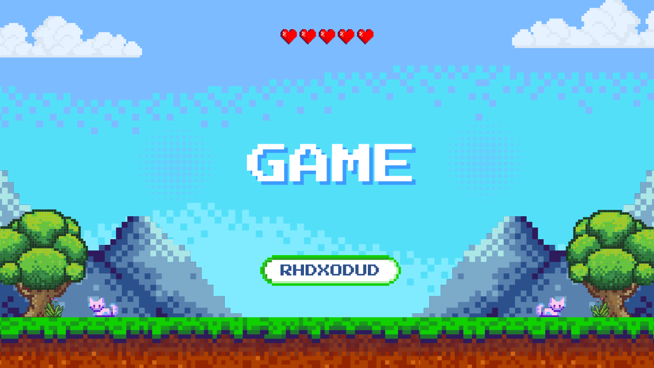 학교 숙제로 만든 게임