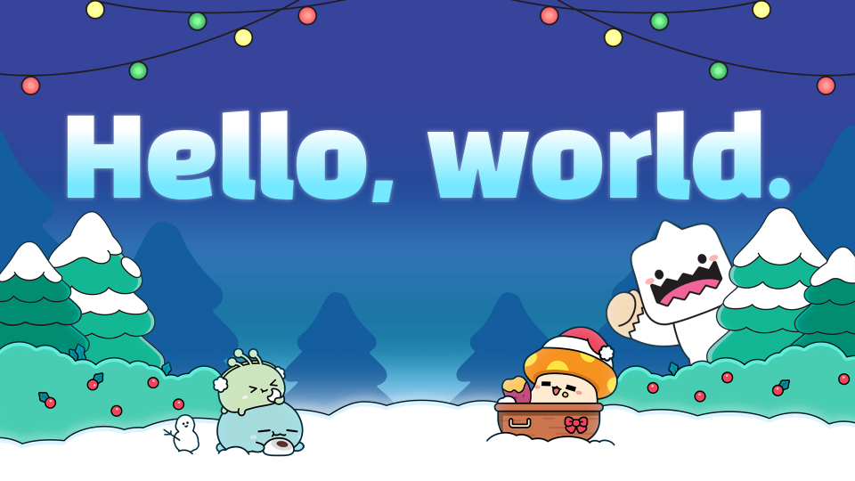 Hello, w     o     r     l     d!!!