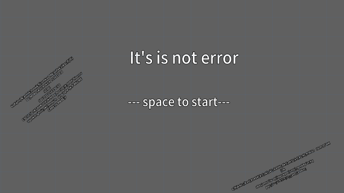 It is not error (데모)