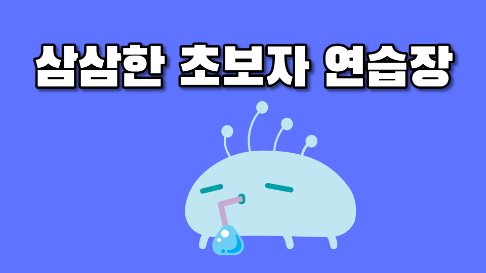싱거운 초보자 연습장