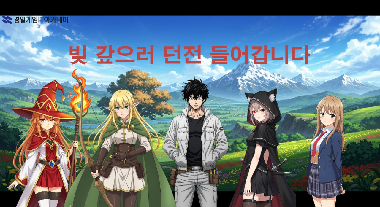 [경일게임IT아카데미] 빚 갚으러 던전 들어갑니다