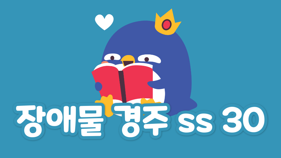 장애물 경주 ss 30