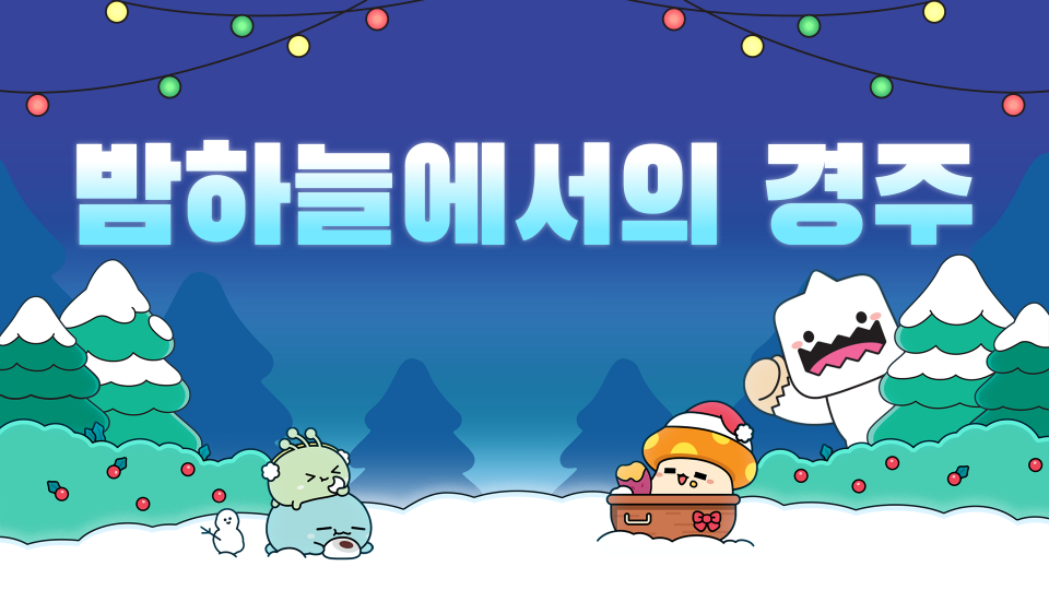 밤하늘에서의 경주