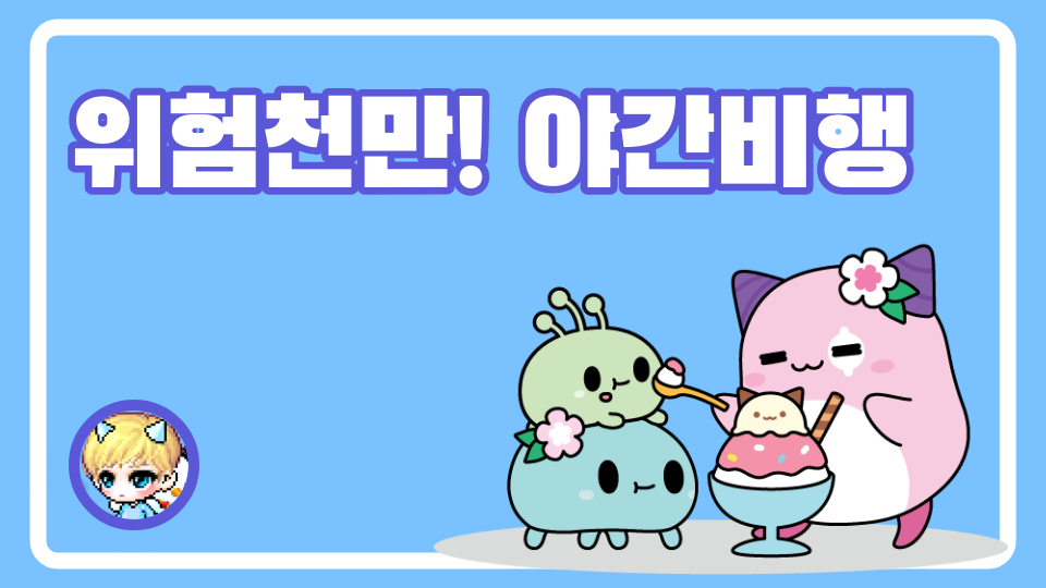 위험천만! 야간비행