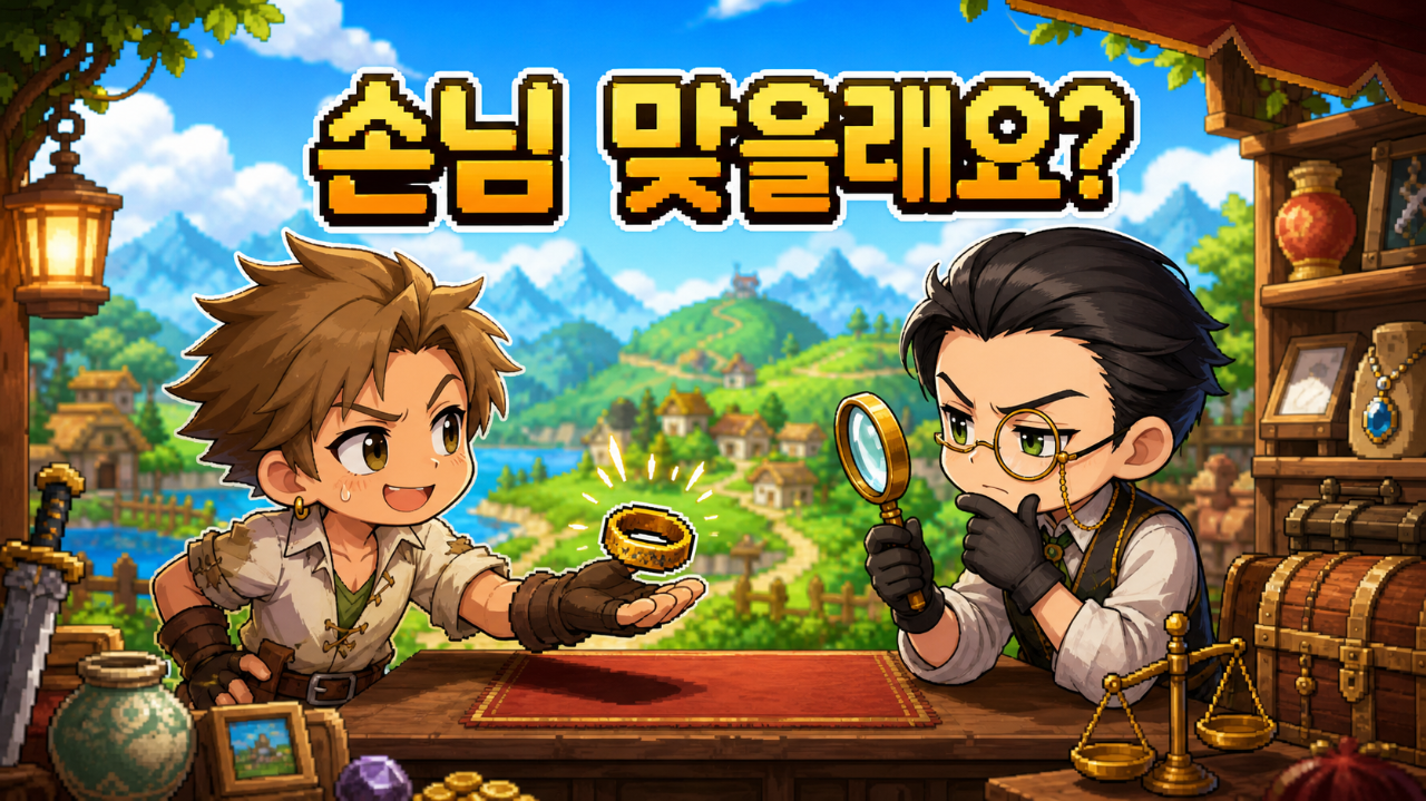 손님 맞을래요?