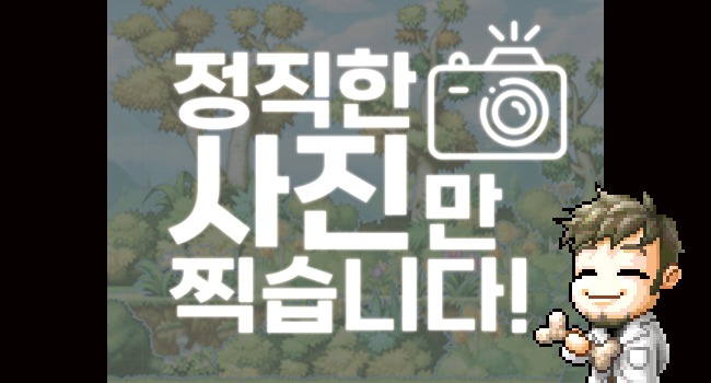 정직한 사진만 찍습니다!