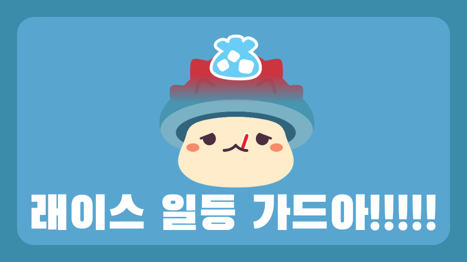 래이스 일등 가드아!!!!!