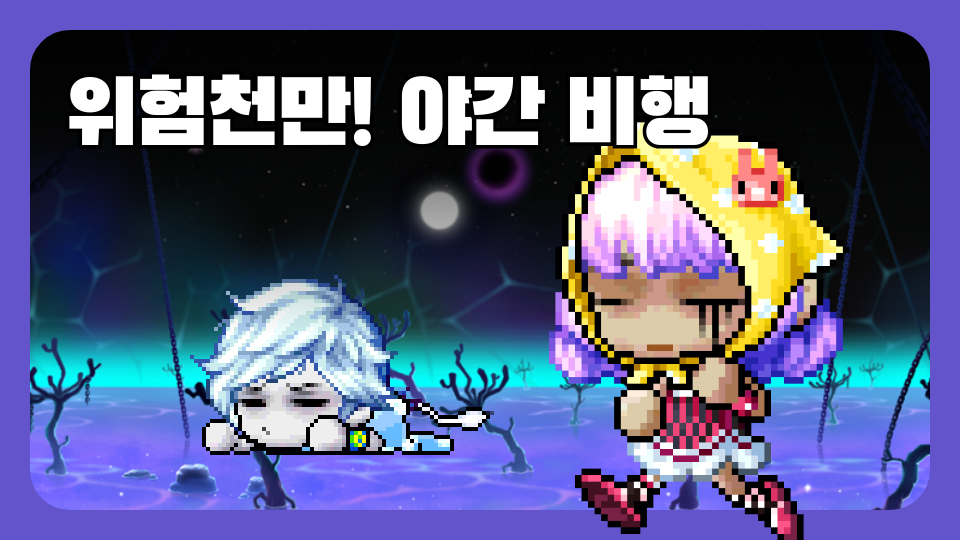 위험천만! 야간 비행