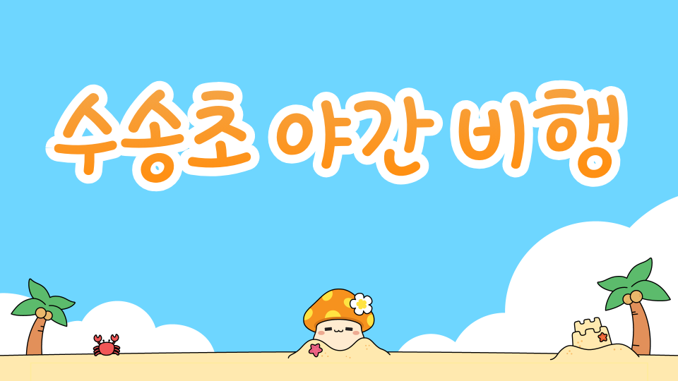 수송초 야간 비행