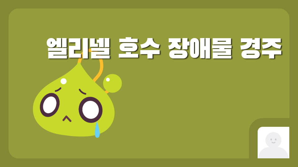 엘리넬 호수 장애물 경주