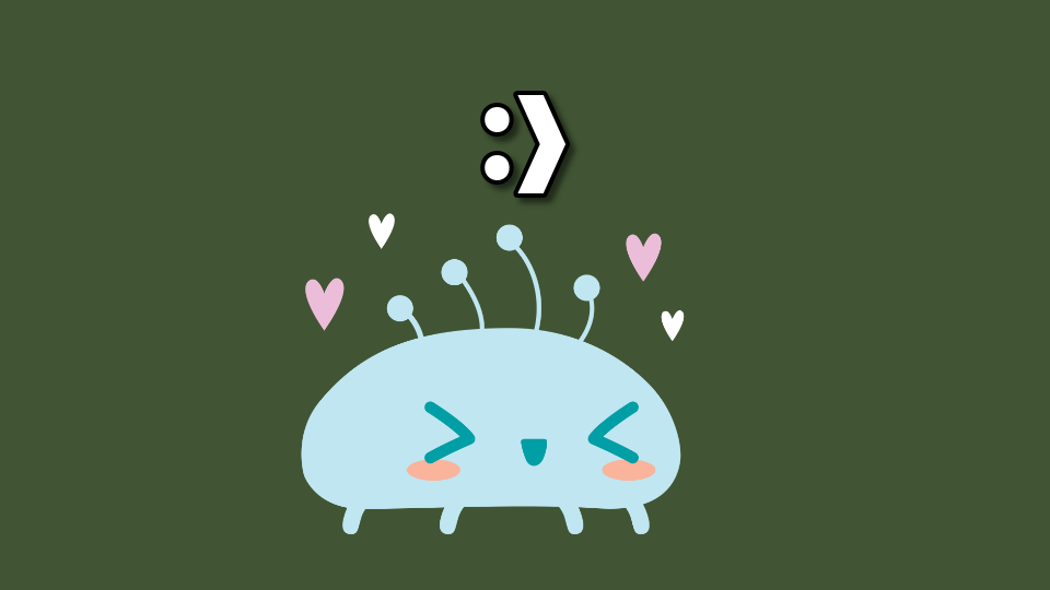 :>
